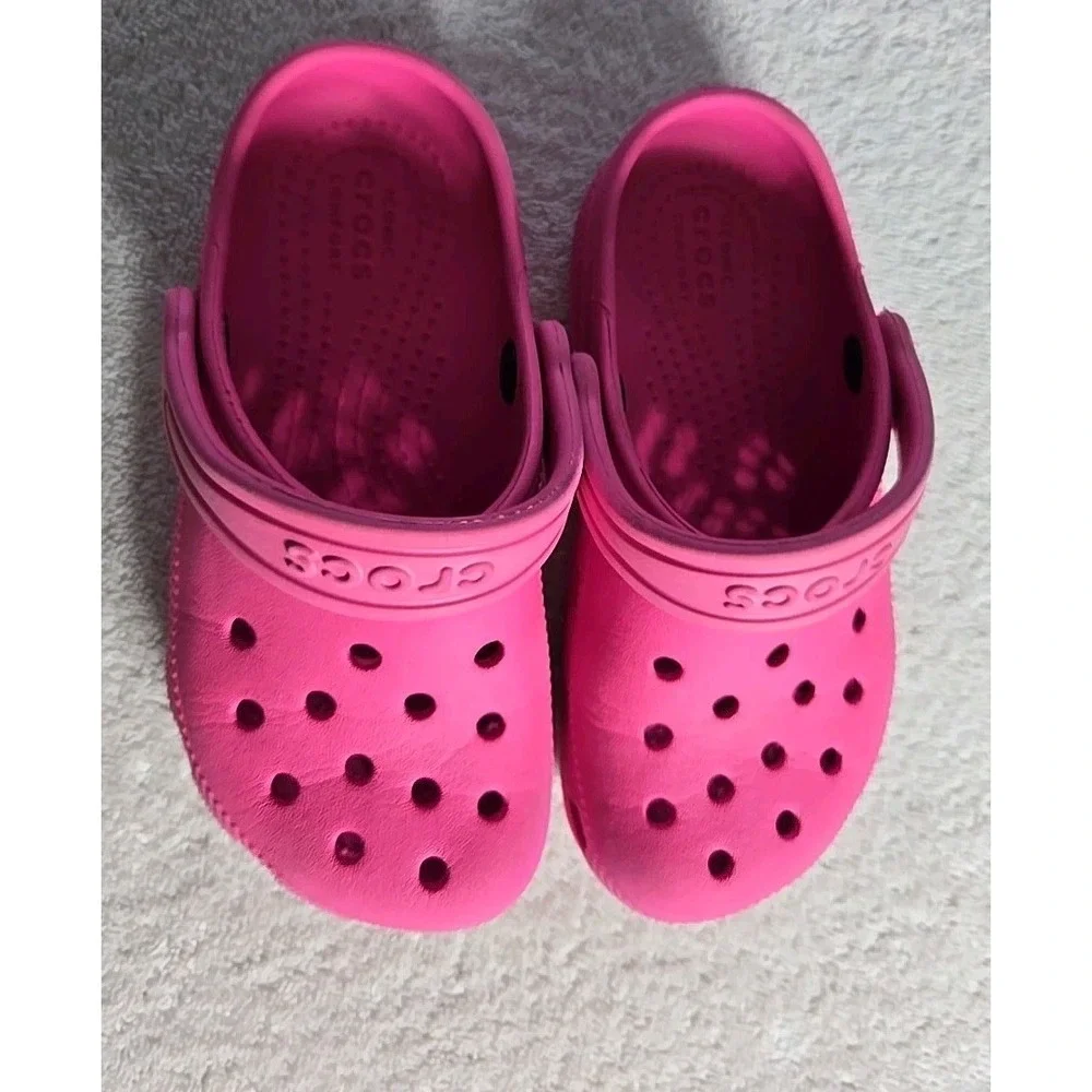 Crocs Slipon‎ Pink Child Size 11 Shoes
